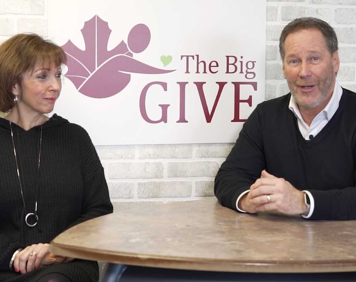 Kathy and Wayne, directors of the Big Give.